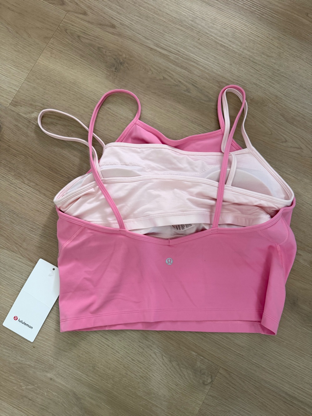 Lululemon align layered high-neck tank size 14 candy cloud - Picture 3 of 4